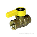 Bronze gas ball valve with zinc alloy handle
